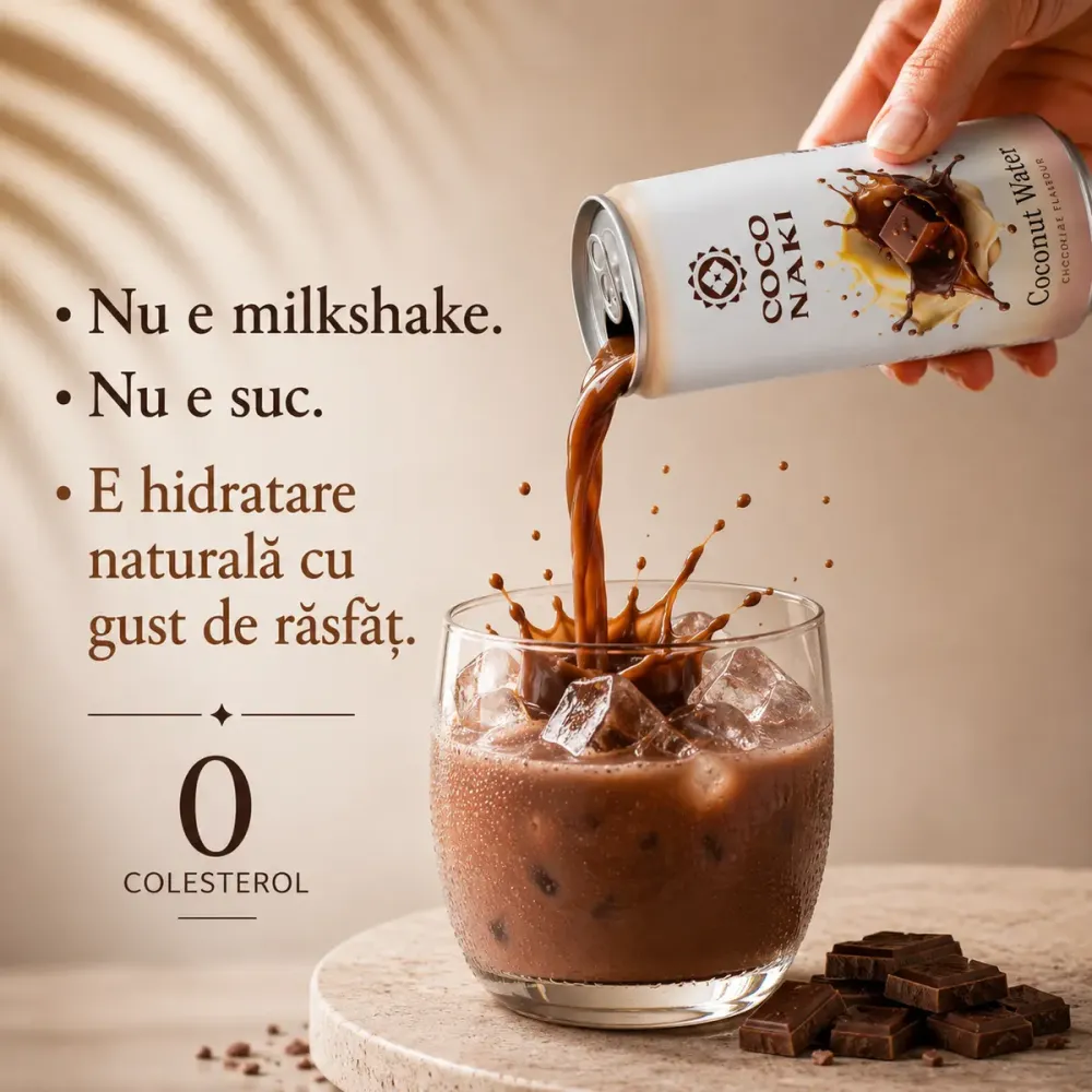 Apă de cocos cu cacao COCONAKI Chocolate 320ml