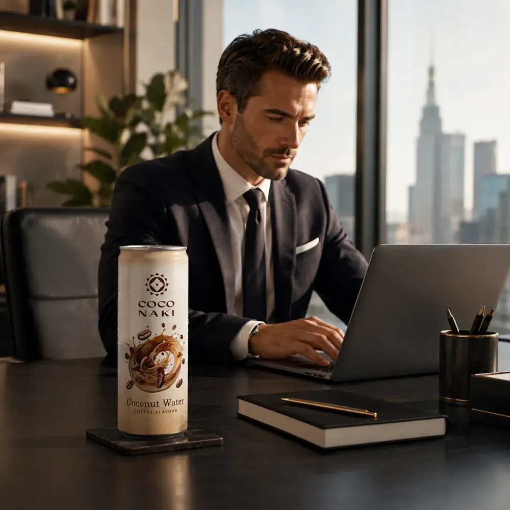 Apă de cocos cu cafea COCONAKI Coffee 320ml