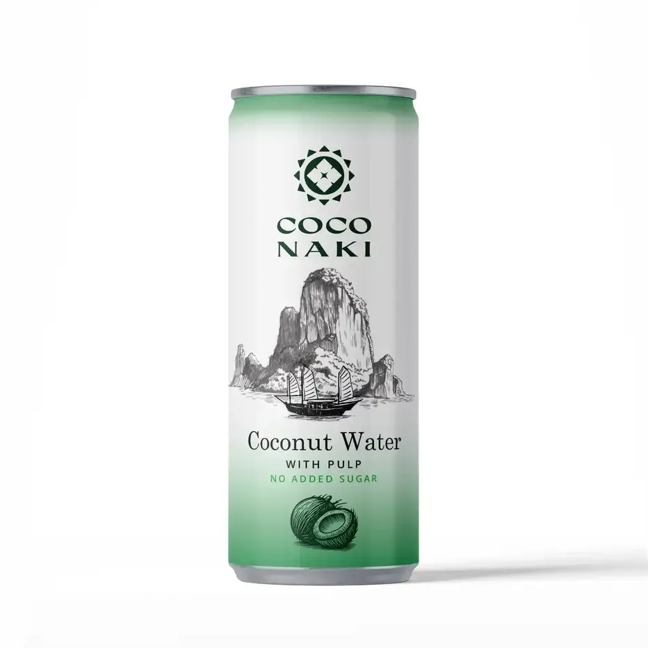 Apă de cocos cu pulpă COCONAKI 320ml