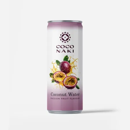 Apă de cocos cu fructul pasiunii COCONAKI Passion Fruit 320ml