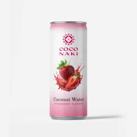 Apă de cocos cu căpșuni COCONAKI Strawberry 320ml