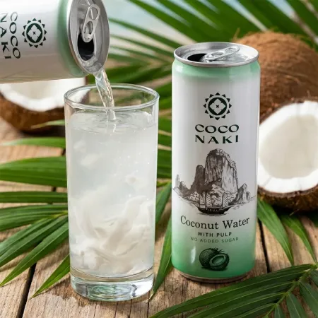 Apă de cocos cu pulpă COCONAKI 320ml