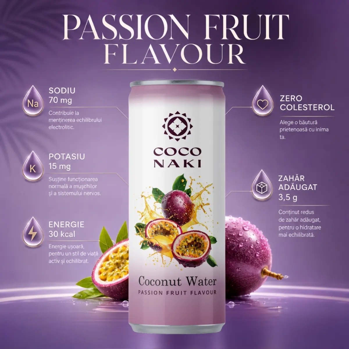 COCONAKI Passion Fruit valori nutriționale